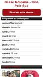 Mobile Screenshot of cinepolesud.fr
